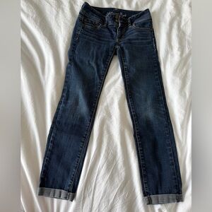 American Eagle Outfitters Blue Skinny Jeans, size 00
